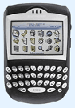 photo of a handheld e-mail device