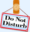 picture of a do-not-disturb sign